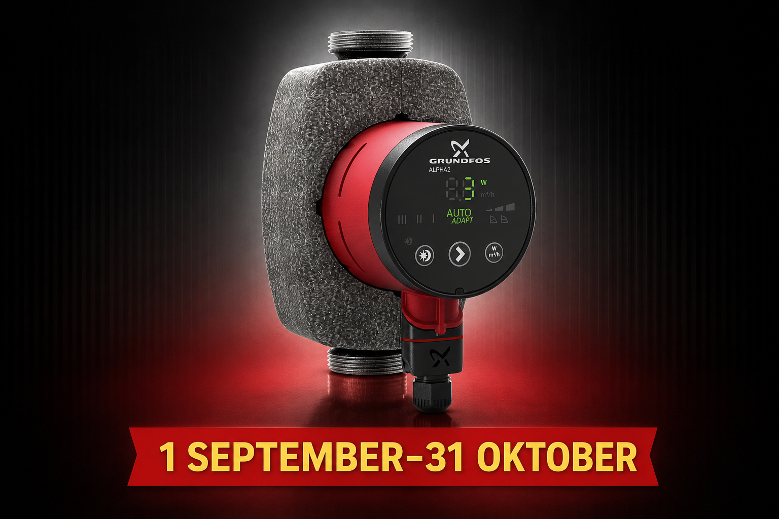 Grundfos ALPHA2 N VVC-pump för tappvarmvatten – Rubik VVS