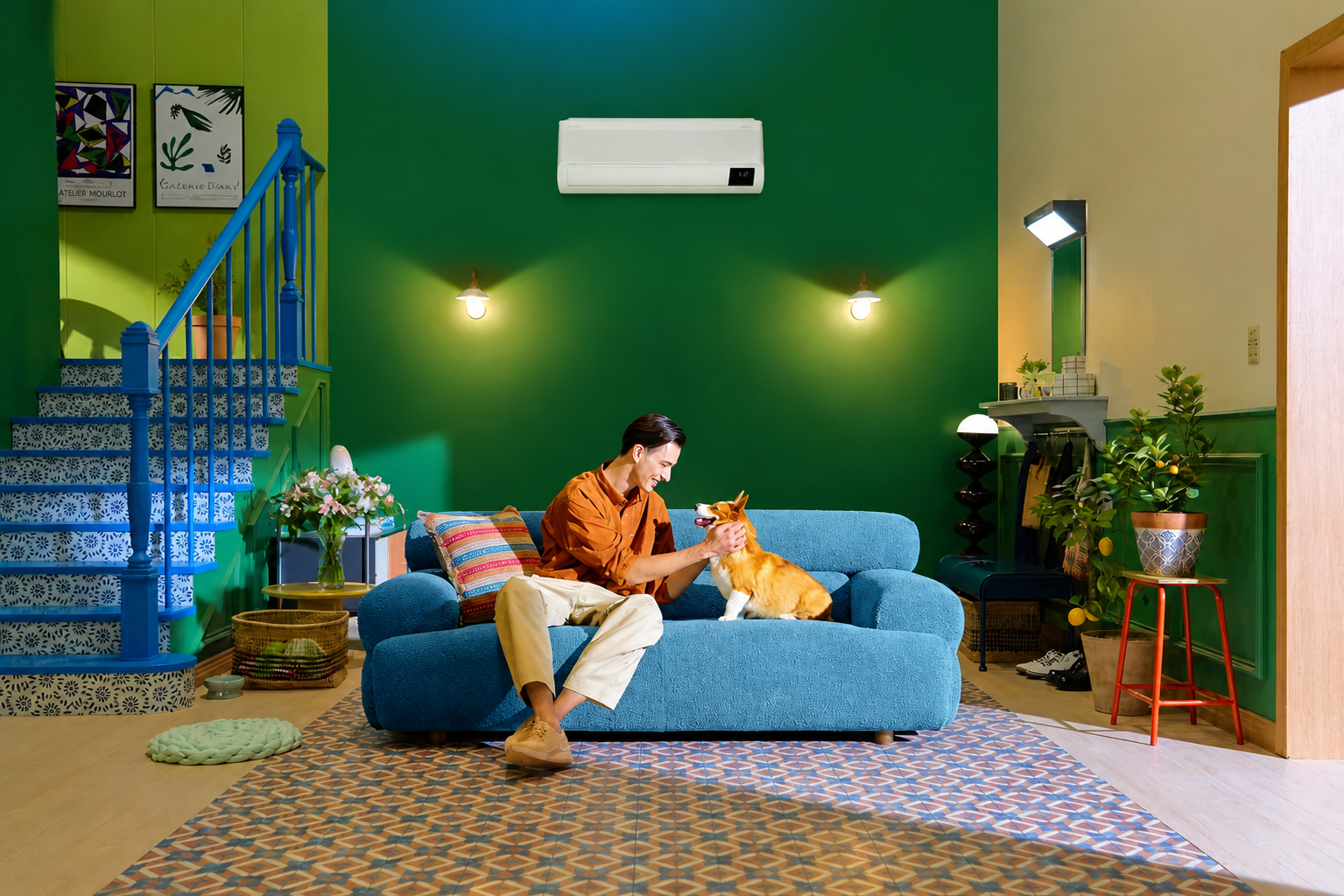 Samsung WindFree™ Luft-luftvärmesystem för komfort och jämn inomhustemperatur