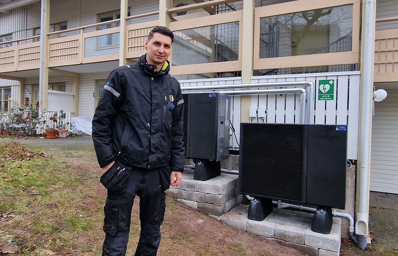 värmesystem för bostadsrättsförening utanför Göteborg