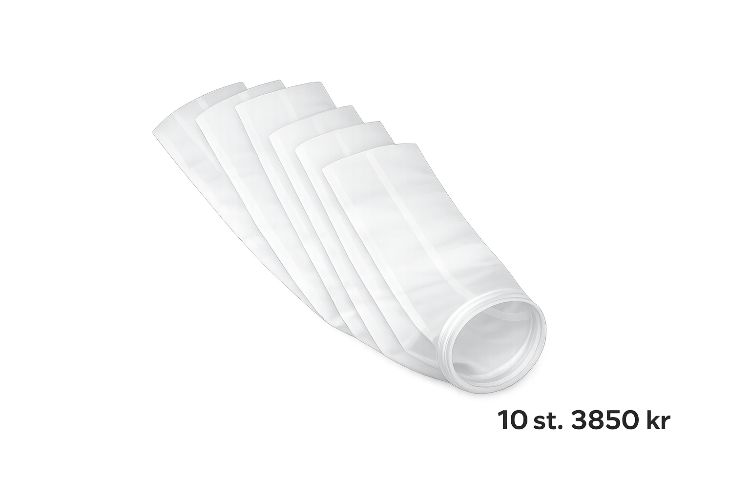 BPONG Polypropylen Filterpåse – 10 st | Hög filtrering & slitstark kvalitet