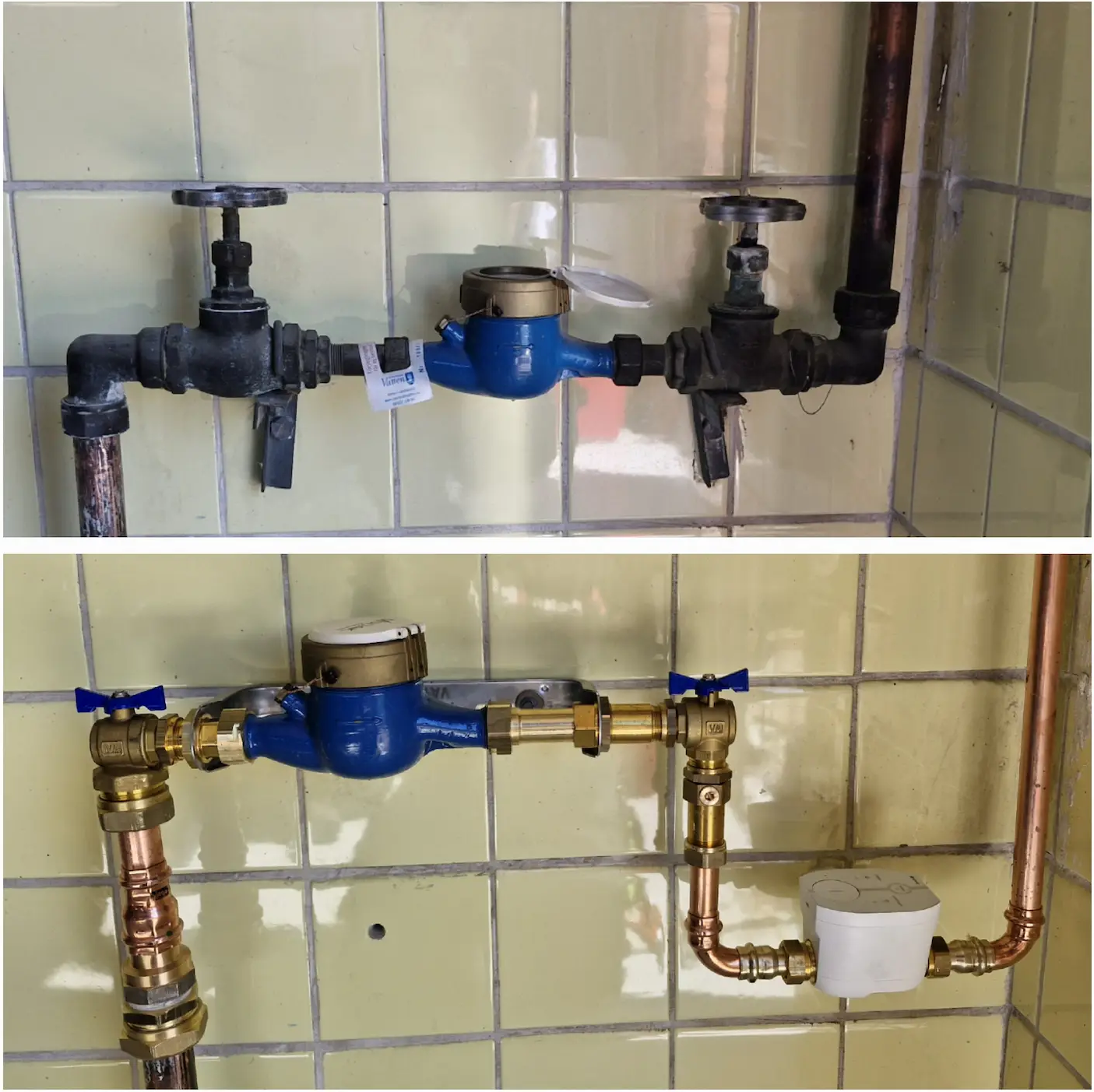 Från risk till trygghet – installation av vattenmätarkonsol