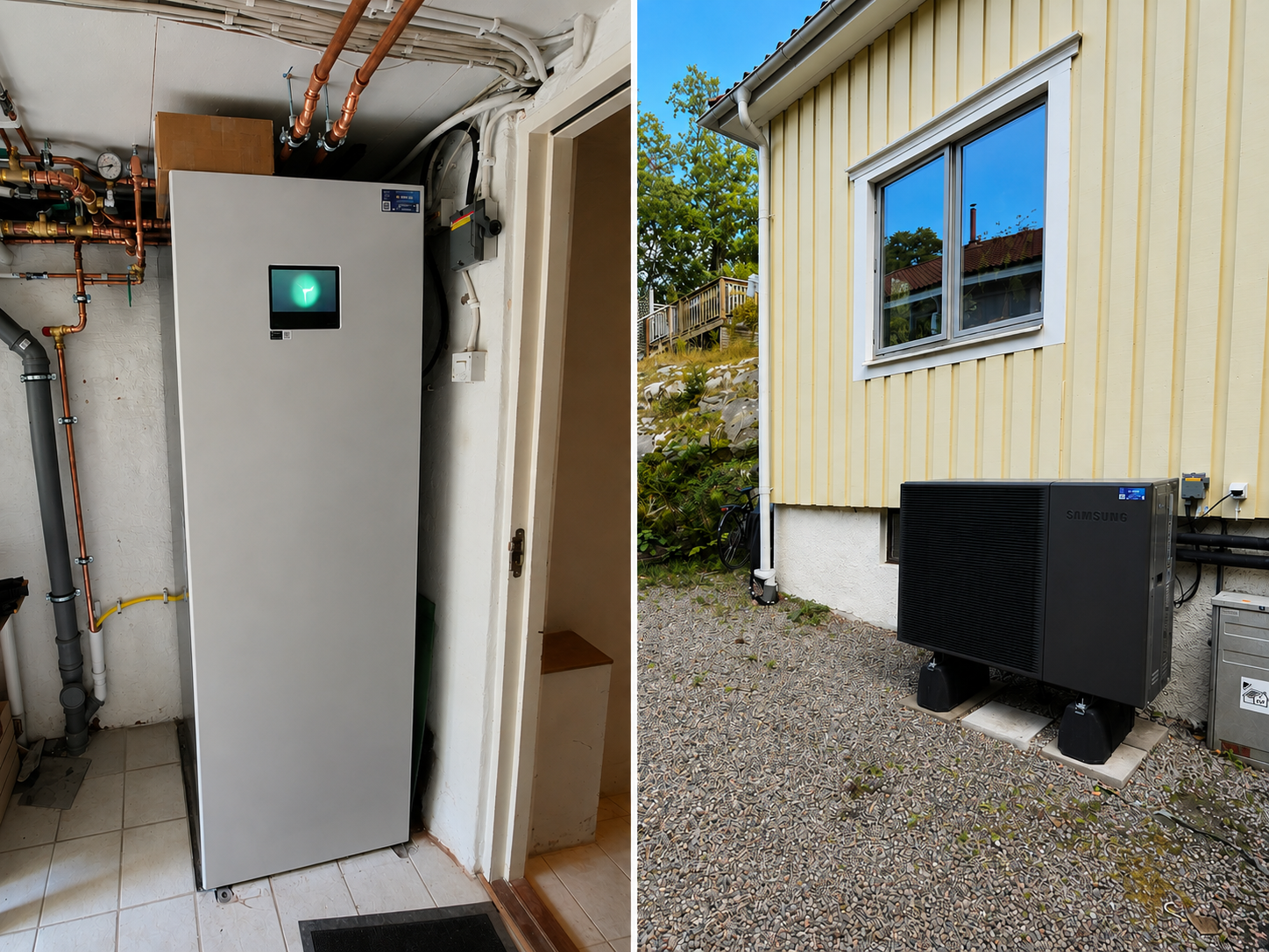 Nya radiatorer förberedda för installation i bostadsfastighet
