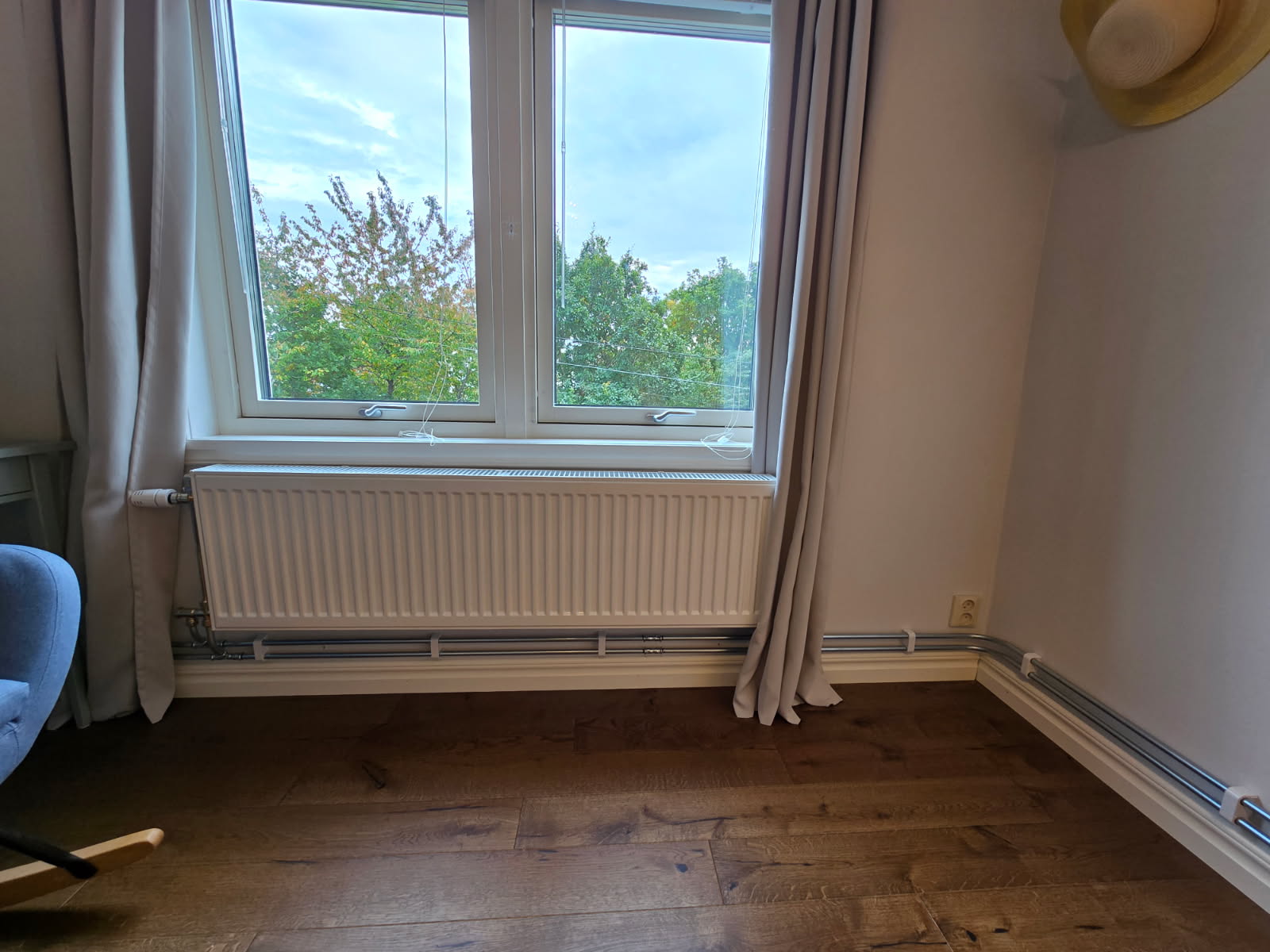 Samsung luft/vatten-värmepump (R290, 12 kW) tillsammans med ett helt nytt vattensystem