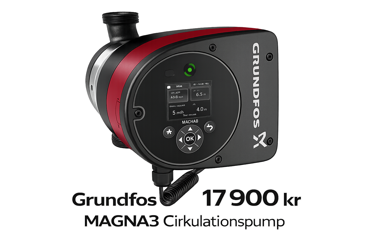 Grundfos MAGNA3 Högeffektiv Cirkulationspump